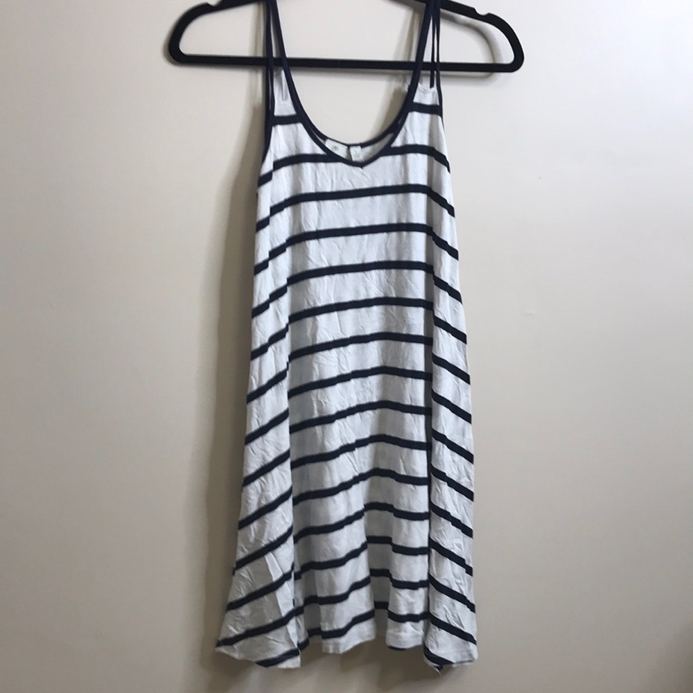 Stripped dress / beach cover up